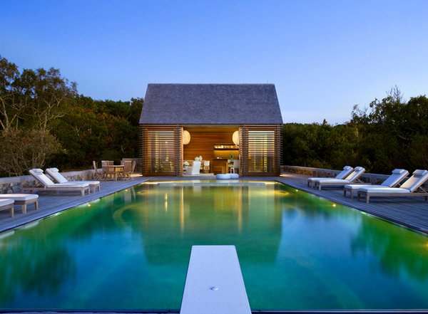 15 Lovely Swimming Pool House Designs Home Design Lover