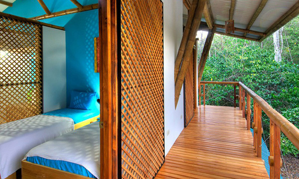 bamboo bedroom terrace