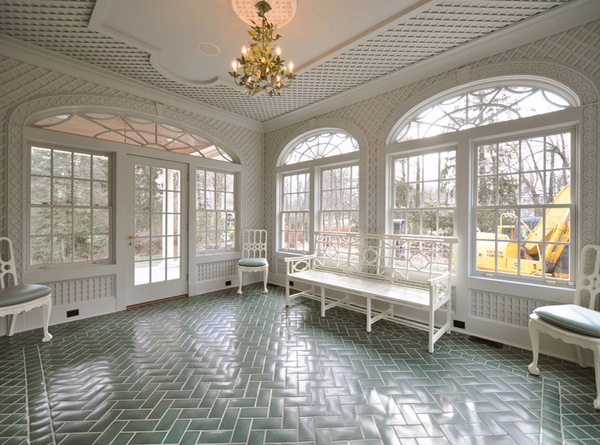 coffered ceilings