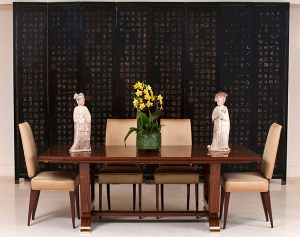 Asian Inspired Dining Room