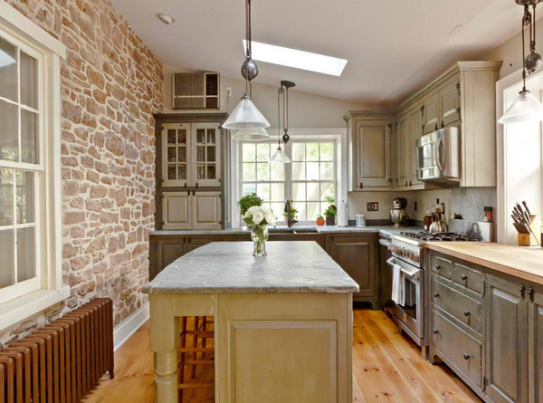 15 Stone Walled Kitchen Designs Home Design Lover