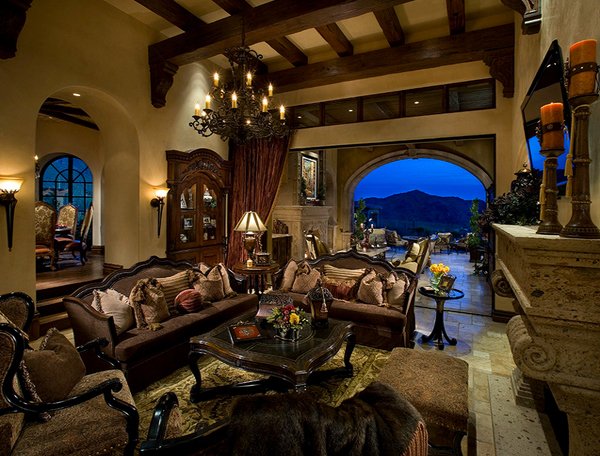 Tuscan living rooms