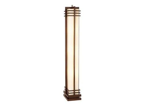 Deco Style Walnut Column