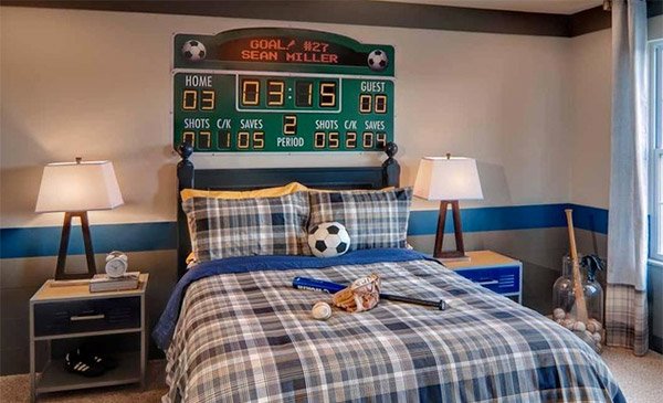 athlete bedroom design