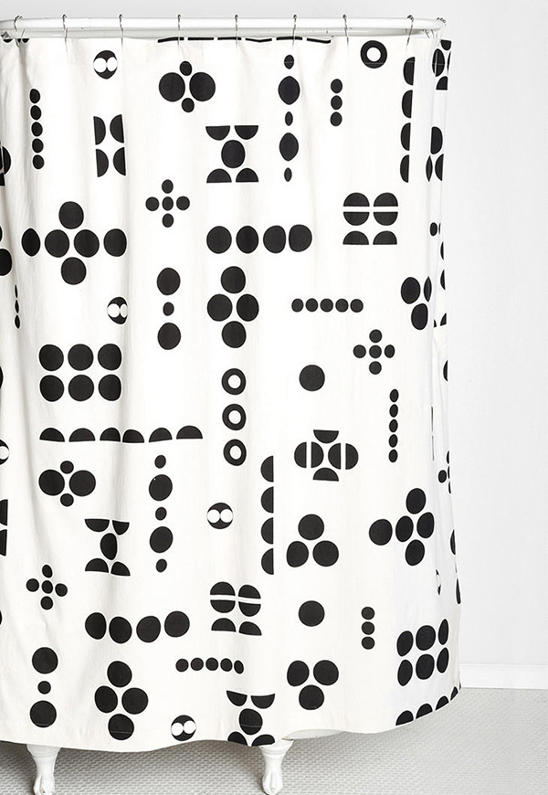 Allover Shape Shower Curtain