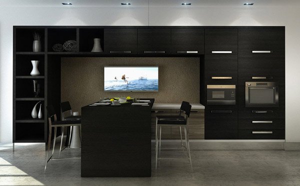 80 Black Kitchen Cabinets – The Most Creative Designs & Ideas - InteriorZine