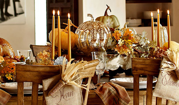 Thanksgiving Pumpkin Setup