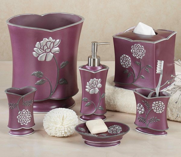 15 Elegant Purple Bathroom Accessories Home Design Lover