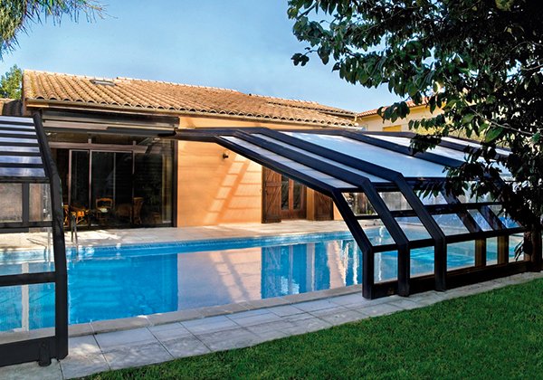 stylish pool enclosure