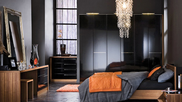 Black Colors Bedroom