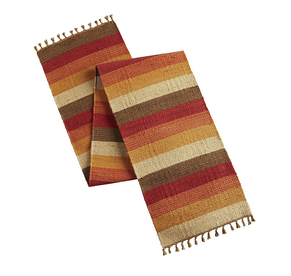 Sunset Stripe Table Runner