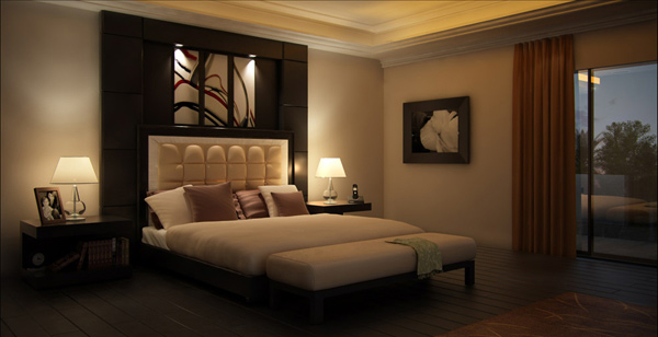 Bedroom dark design