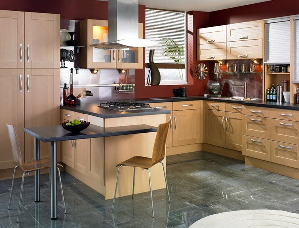 15 Lovely Built-in Kitchen Tables | Home Design Lover