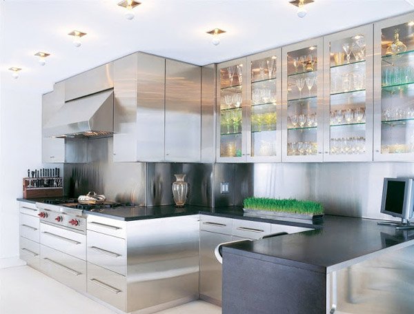 16 Metal Kitchen Cabinet Ideas Home Design Lover