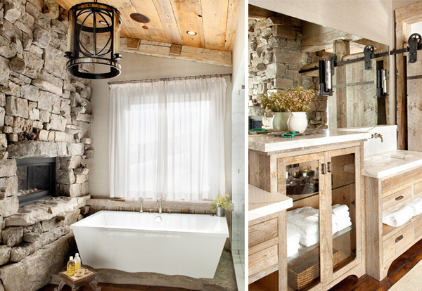 Master Bathroom Rustic