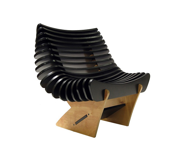 wooden rocking chair