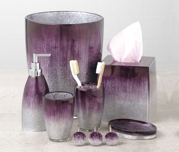 Stardust Purple Bath Collection