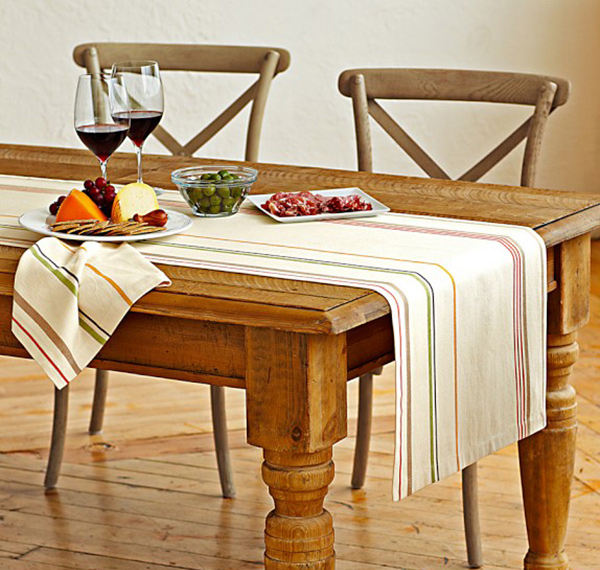 Rustic Stripe Table Runner