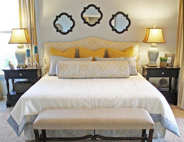 15 Visually Pleasant Yellow And Grey Bedroom Designs Home Design Lover