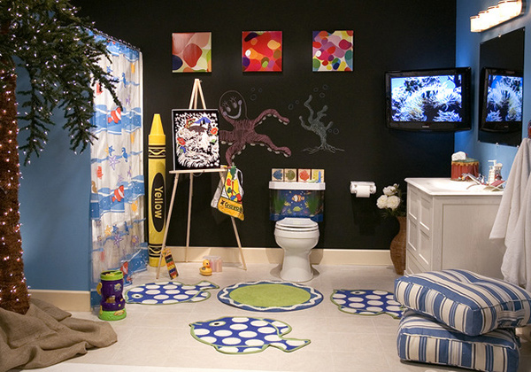 18 Colorful And Whimsical Kid S Bathroom Home Design Lover