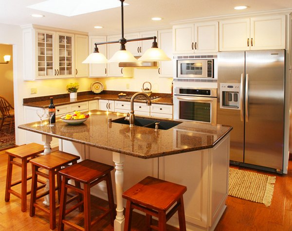 contemporary white cabinets