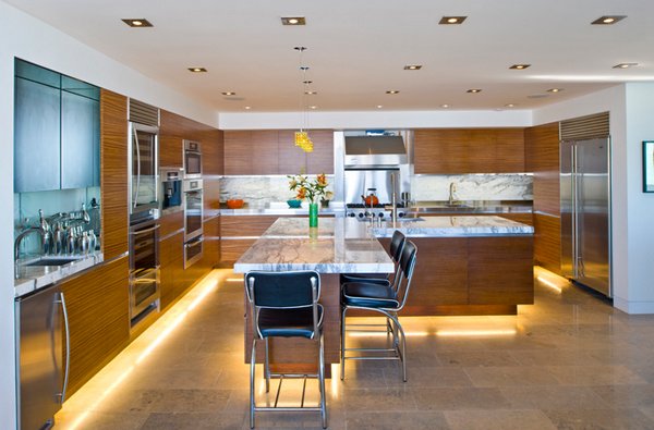 large kitchen space