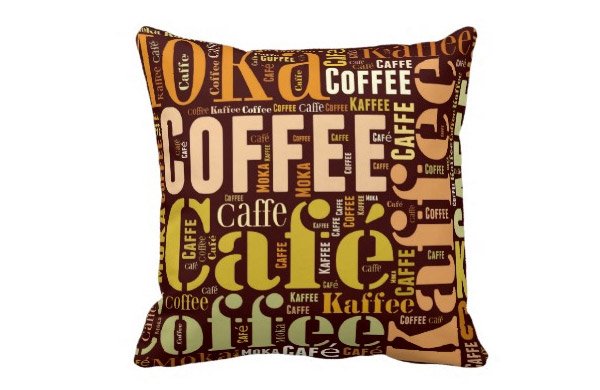 Coffee Throw Pillows Idea