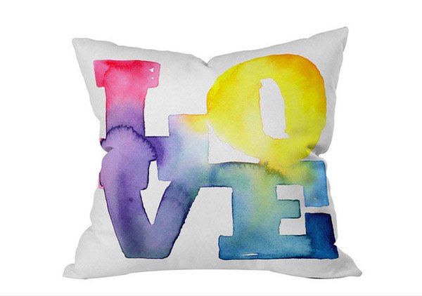 CMYKaren Pillow Love