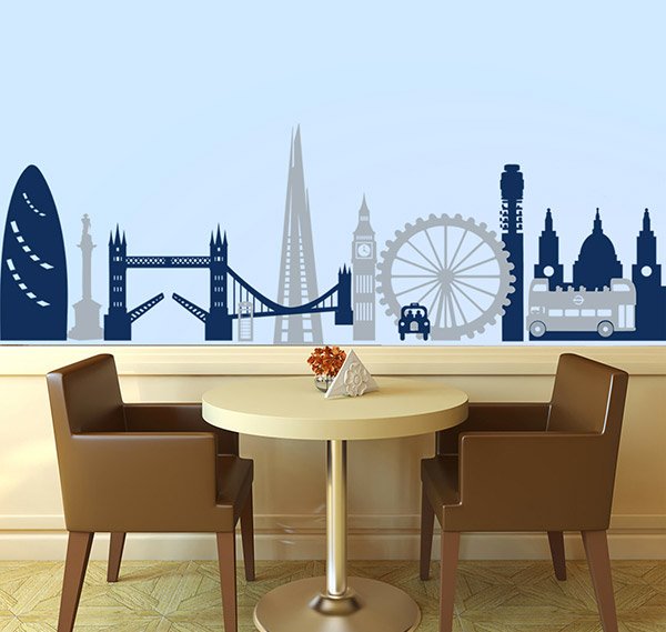 London Montage Decal art