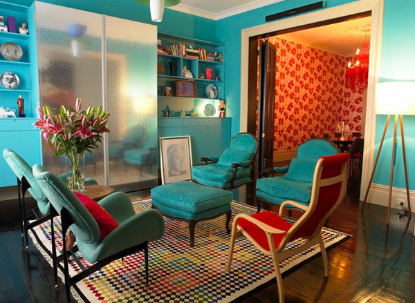 15 Scrumptious Turquoise Living Room Ideas | Home Design Lover