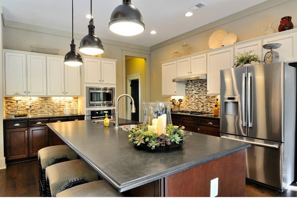 black antiqued granite