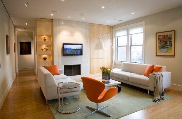 Featured image of post Ideas Orange Colour Combination Living Room - The color combination presented here is very bright.