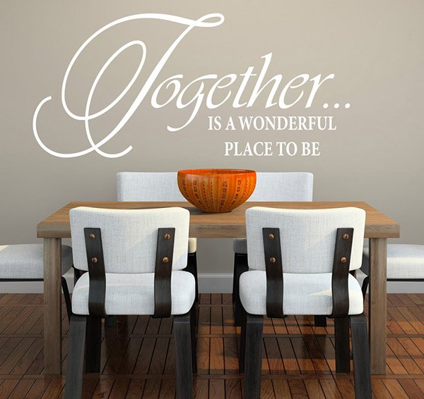 15 Awesome Dining Room Wall Decals Home Design Lover