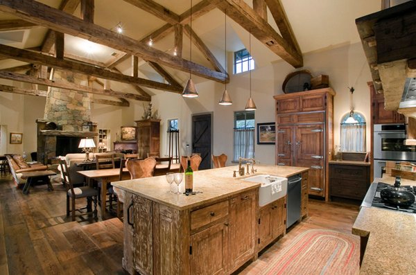 Reclaimed wood floors