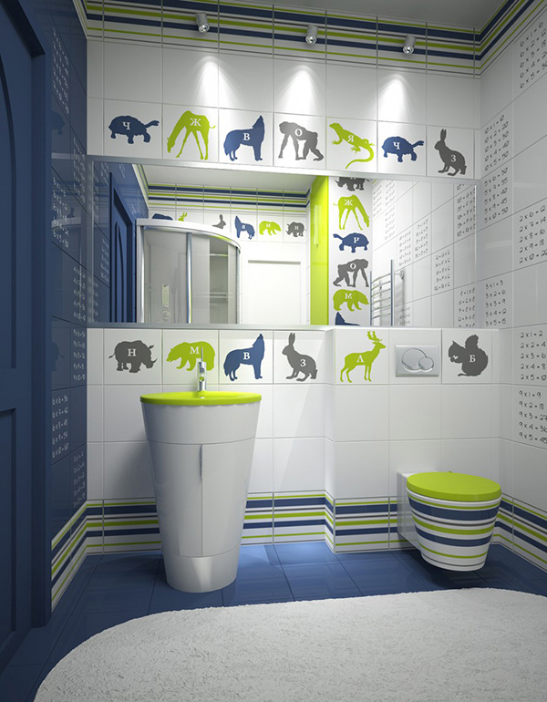 Kids Bathroom Designs : 23 Kids Bathroom Design Ideas to Brighten Up Your Home / Small kids love animals and hence, wall decorations with animal pictures or some cute posters can be an interesting decor idea.