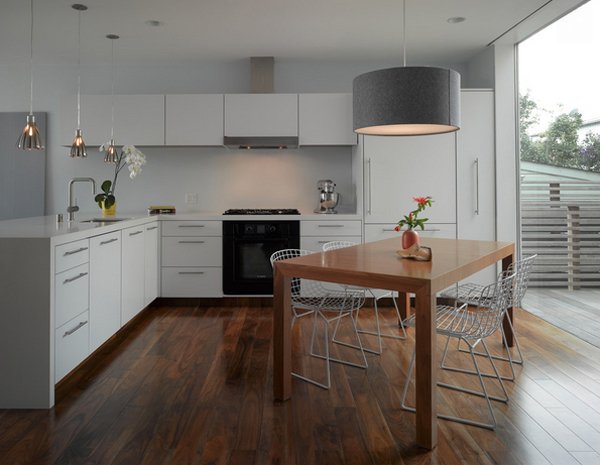 open plan kitchen