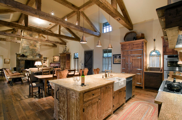 Reclaimed wood floors