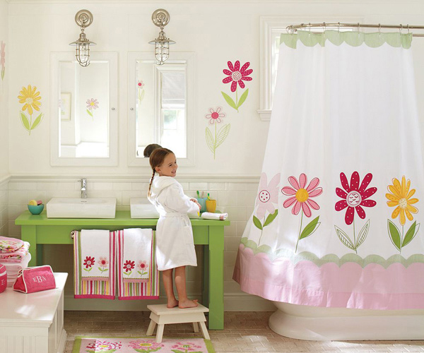 Kids Flowers Bath