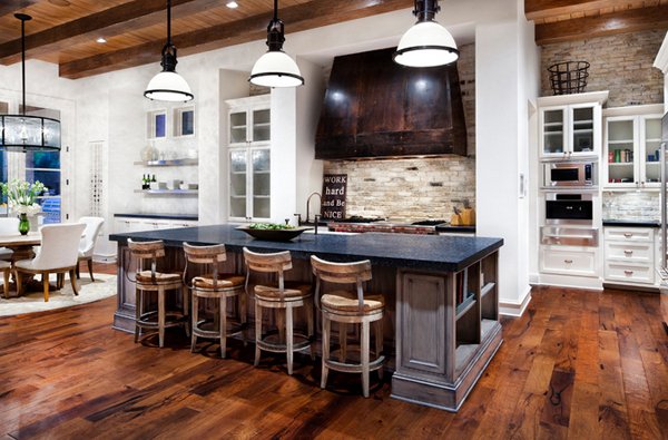 15 Perfectly Distressed Wood Kitchen Designs | Home Design Lover