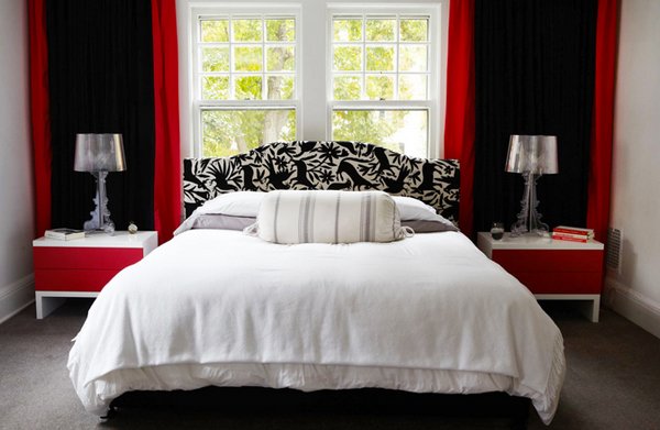 15 Pleasant Black White And Red Bedroom Ideas Home Design Lover