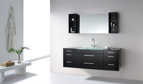 63 Inch Single Sink Bathroom Vanity Set