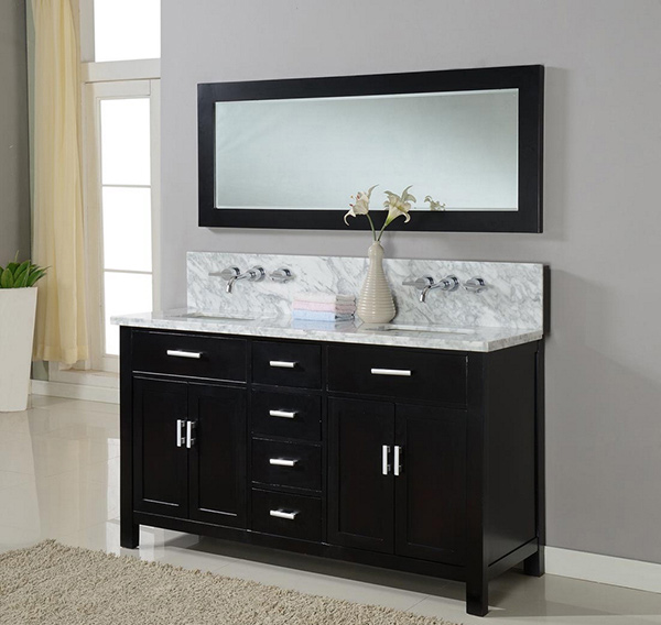 63 Inch Hutton Double Bathroom Vanity