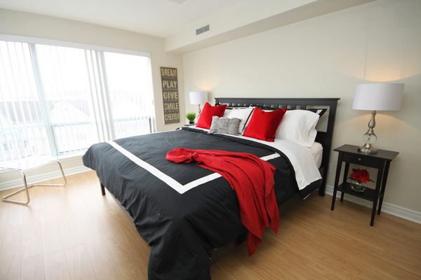 15 Pleasant Black White And Red Bedroom Ideas Home Design Lover