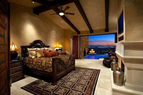 15 Extravagantly Beautiful Tuscan Style Bedrooms Home