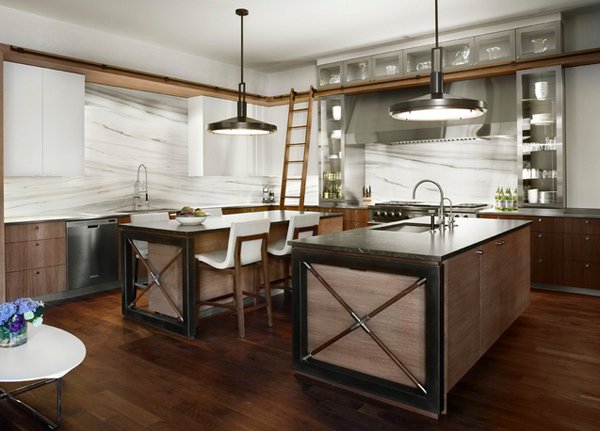 15 Outstanding Industrial Kitchens Home Design Lover