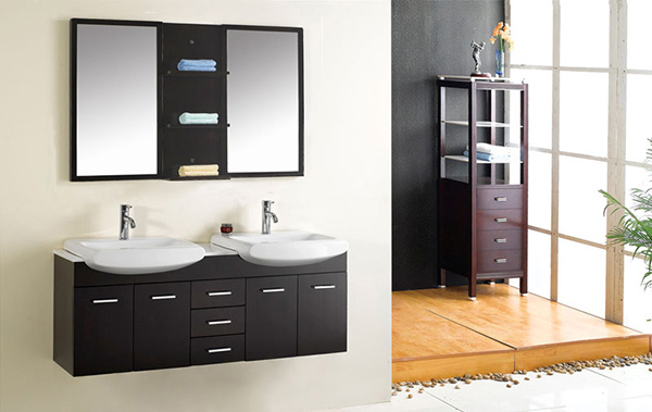 Lacquer Bathroom Vanity (T9129)