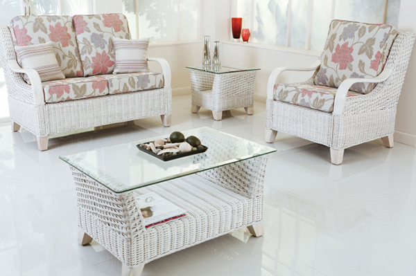 White Wicker Furniture