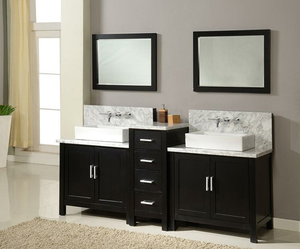 J & J International Double Sink Vanities