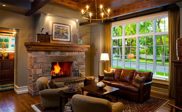 15 Warm Craftsman Living Room Designs Home Design Lover