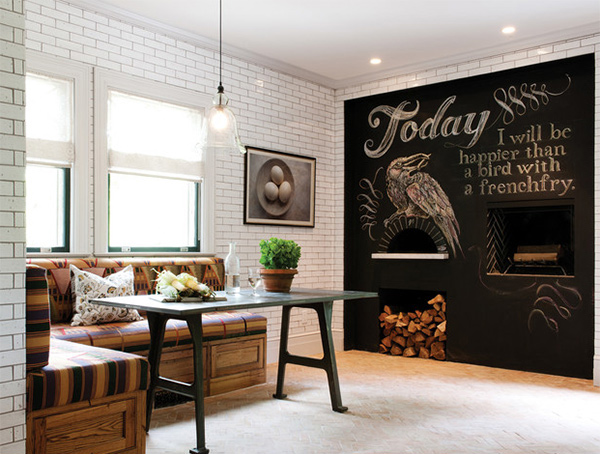 Chalkboard Accents In 15 Dining Room Spaces Home Design Lover